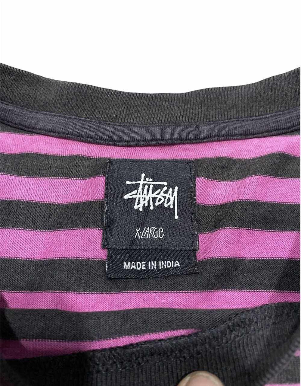 Streetwear × Stussy Vintage Stripes Stussy T-shirt - image 3