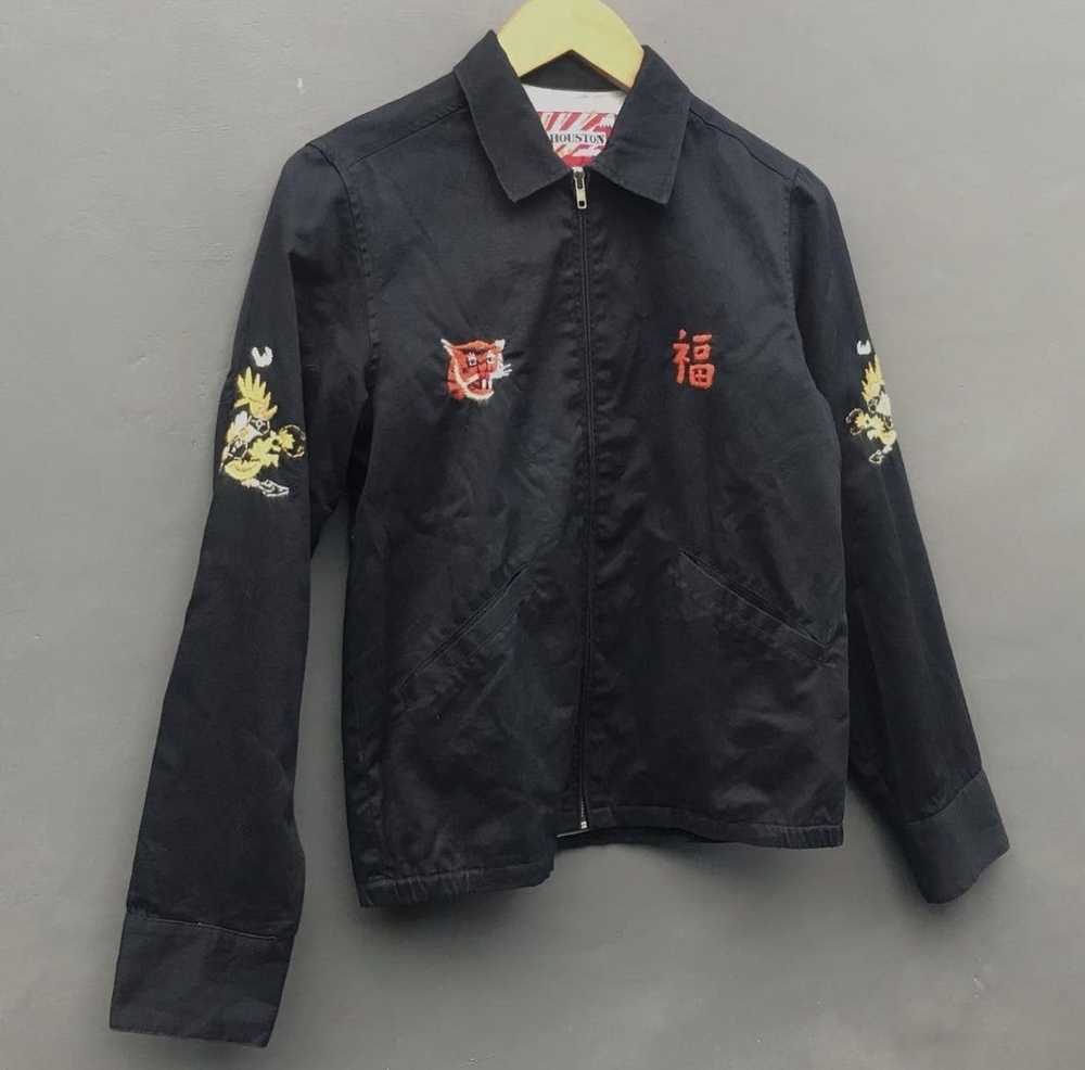 Japanese Brand × Vintage Houston souvenir Sukajan… - image 3