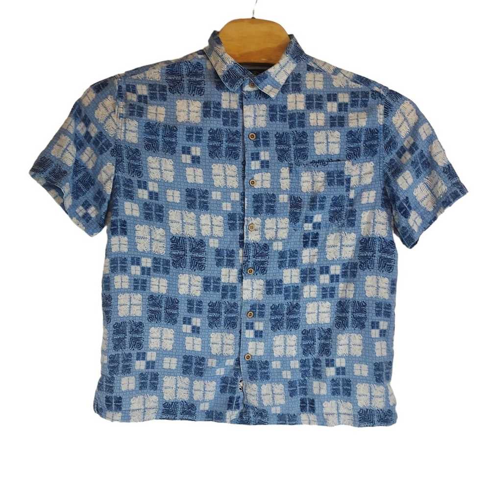 Nat Nast Nat Nast Mens Large Blue Geometric Shape… - image 1