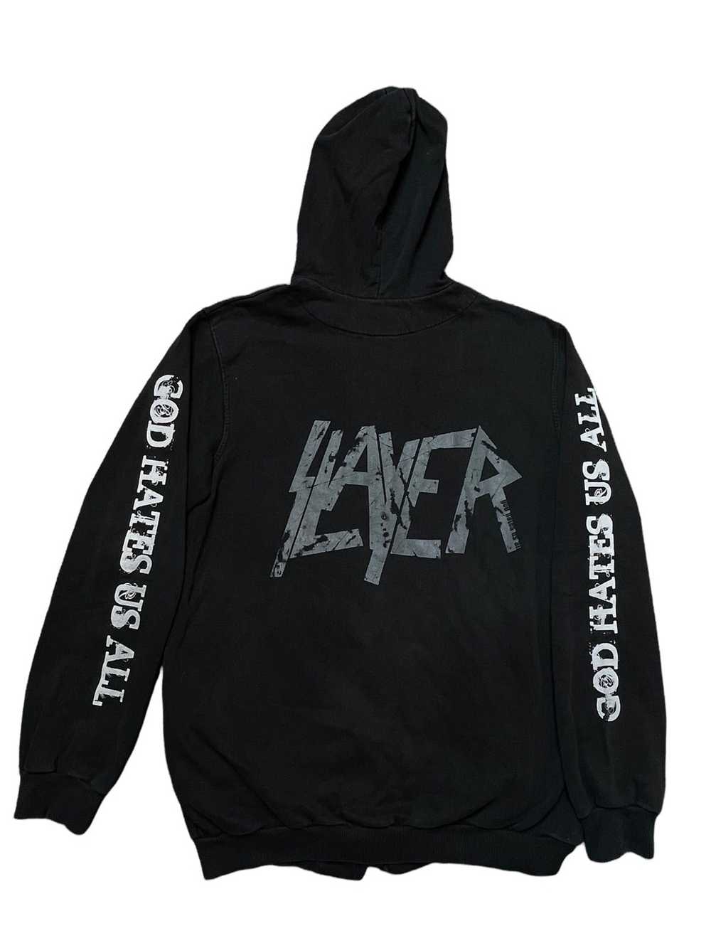 Band Tees × Slayer × Vintage Vintage Slayer Zip B… - image 3