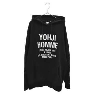 Yohji Yamamoto Hoodie Black Logo Design Printed P… - image 1