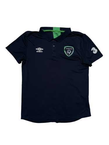 Rare × Soccer Jersey × Umbro Ireland 3 football a… - image 1