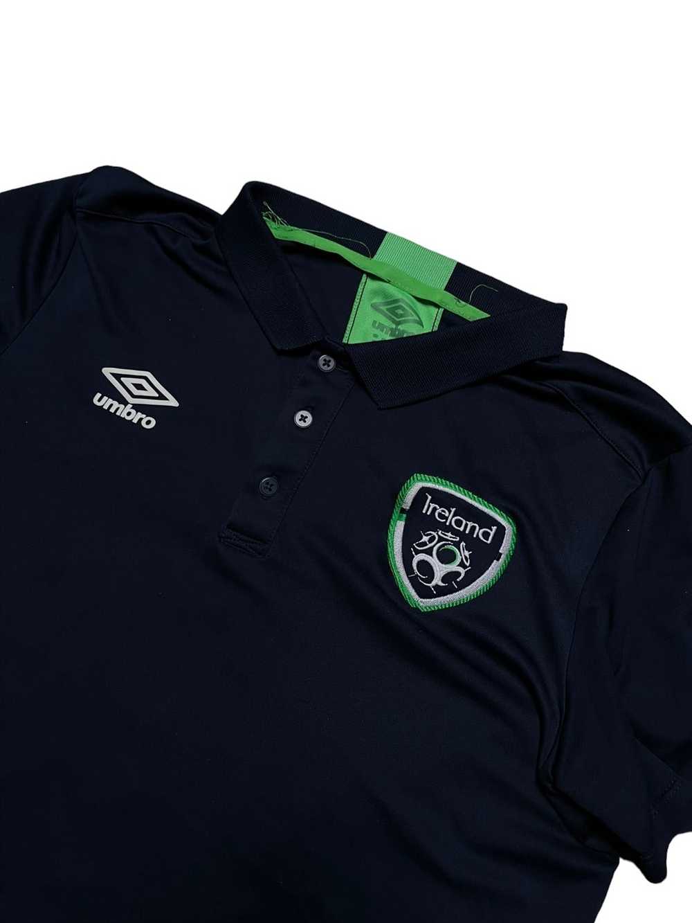 Rare × Soccer Jersey × Umbro Ireland 3 football a… - image 2