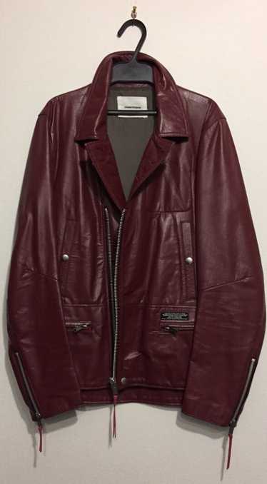Undercover 13SS Burgundy Leather Rider