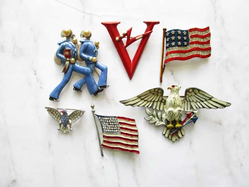 WWII Victory Pin V for Victory Sweetheart Jewelry… - image 11