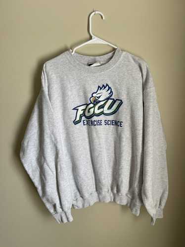 Vintage Vintage Boston University Womens Sweatshirt Large Hanes