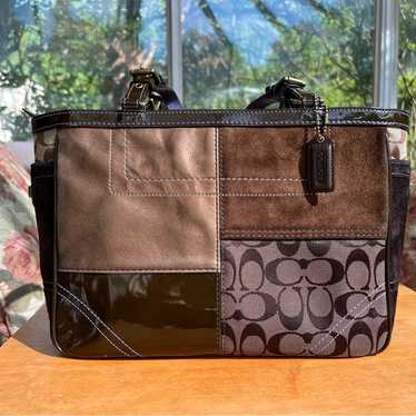 Coach tote bag patchwork - Gem