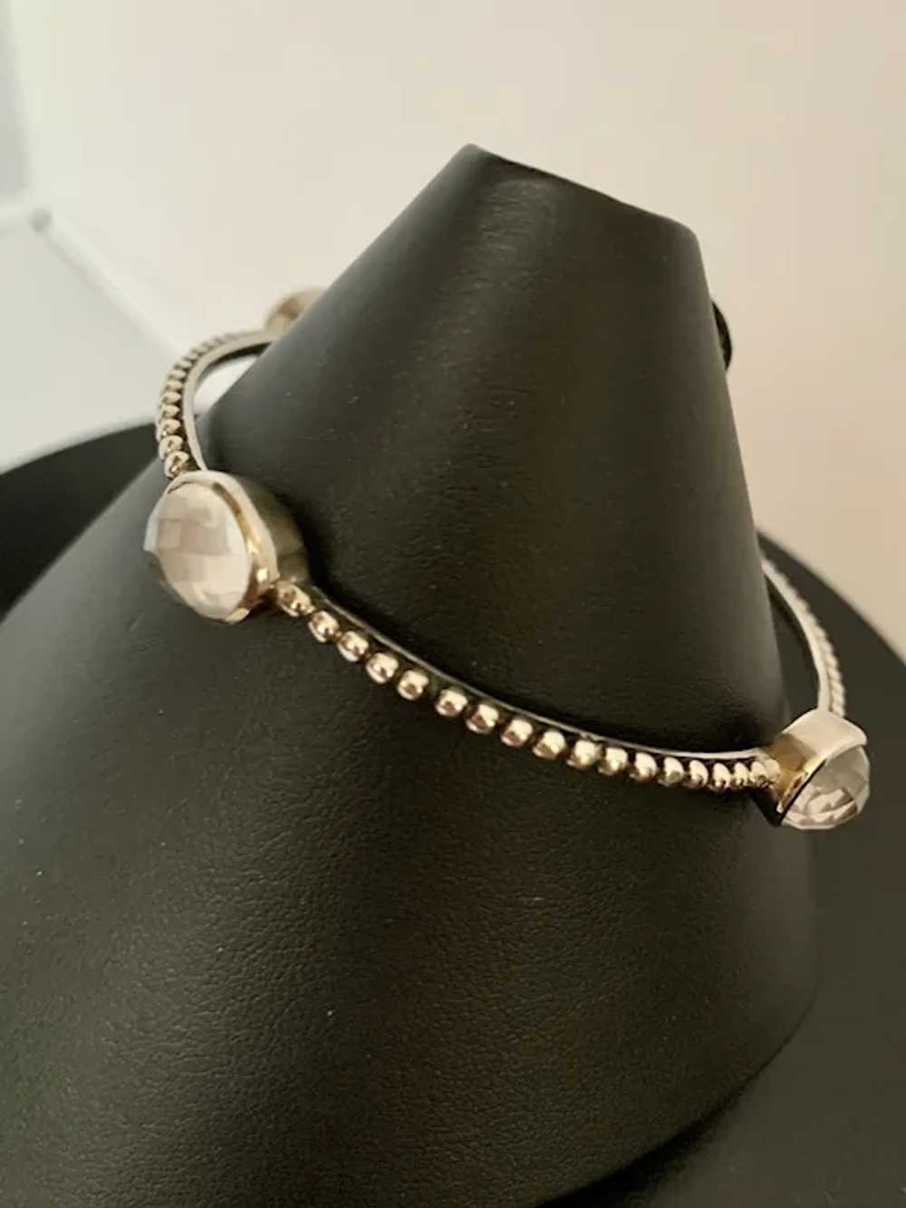 Sterling and Quartz Bangle - image 4