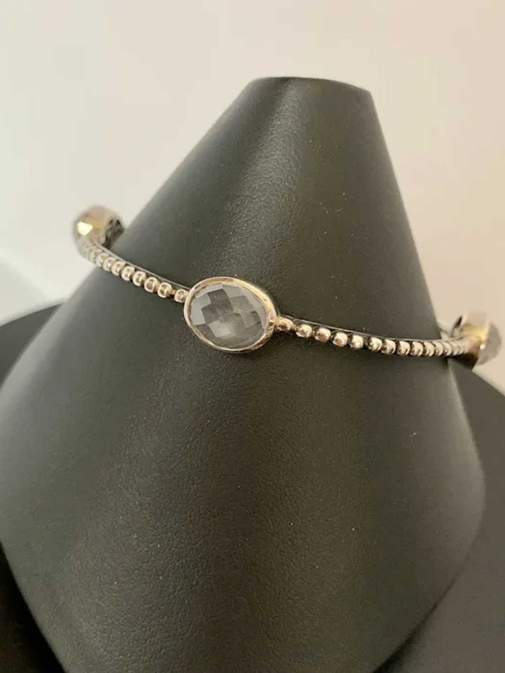 Sterling and Quartz Bangle - image 7