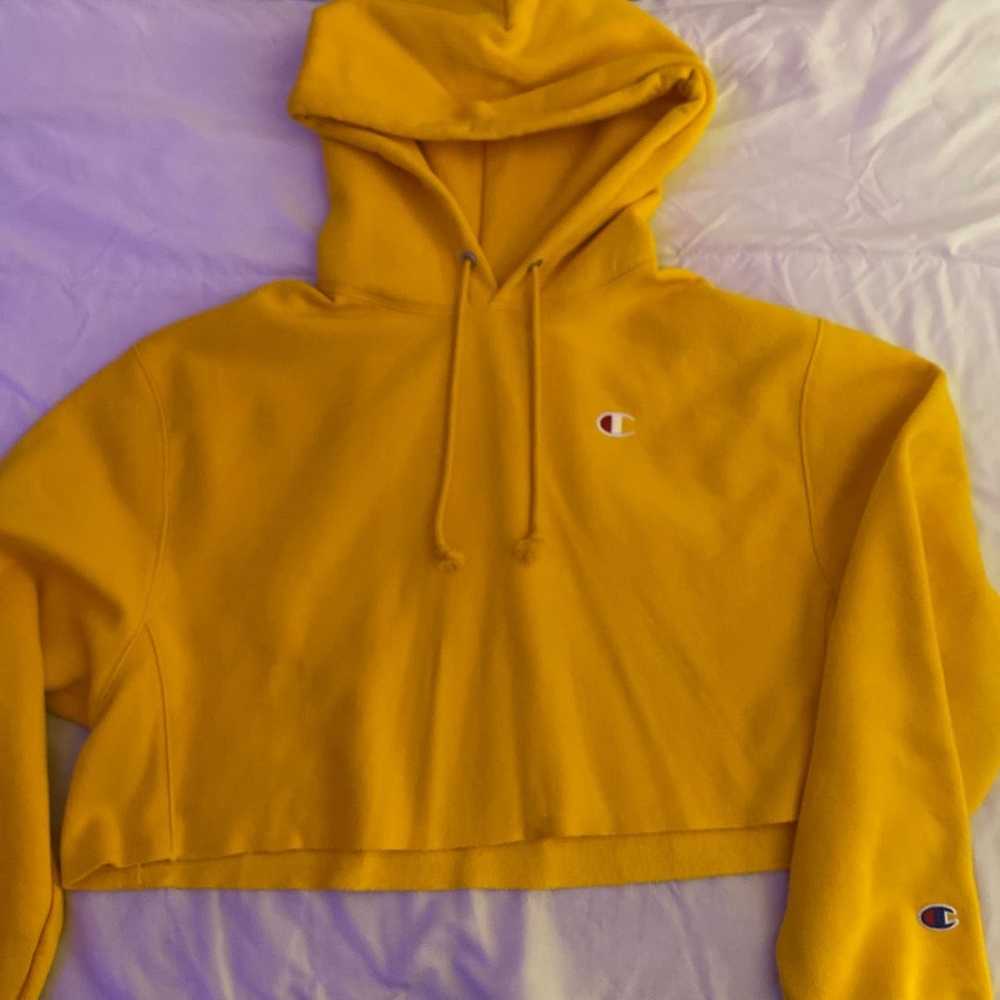 Champion cropped champion hoodie - image 2