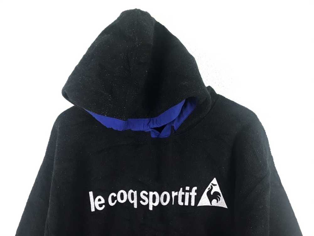 Le Coq Sportif Lecoq sportif spellout fleece hood… - image 4