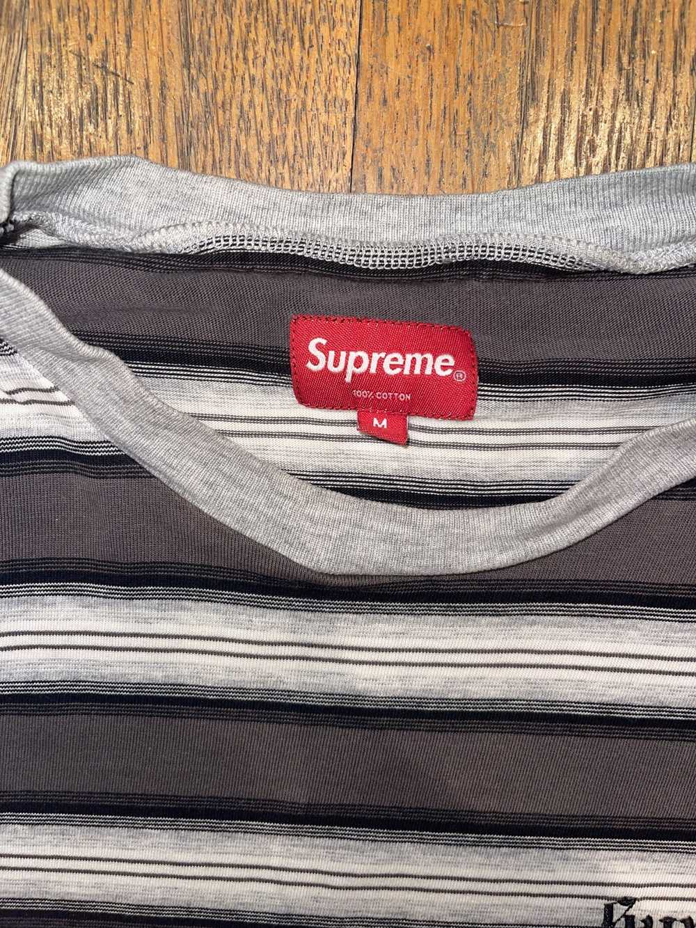 Supreme Supreme Shadow Stripe Tee SS17 - image 2