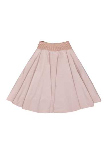 Red Valentino - Blush Pink Cargo Midi Flared Skirt