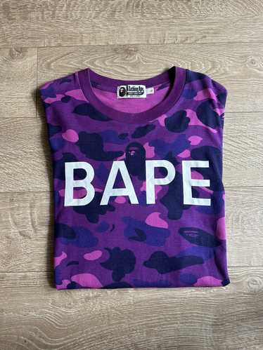 Bape Bape “Purple Camo” tee - image 1