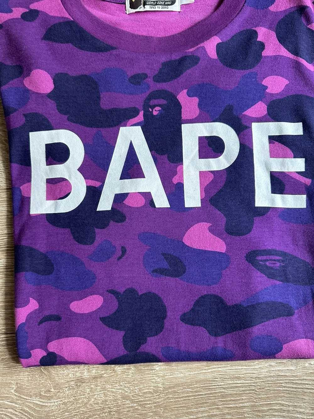 Bape Bape “Purple Camo” tee - image 3
