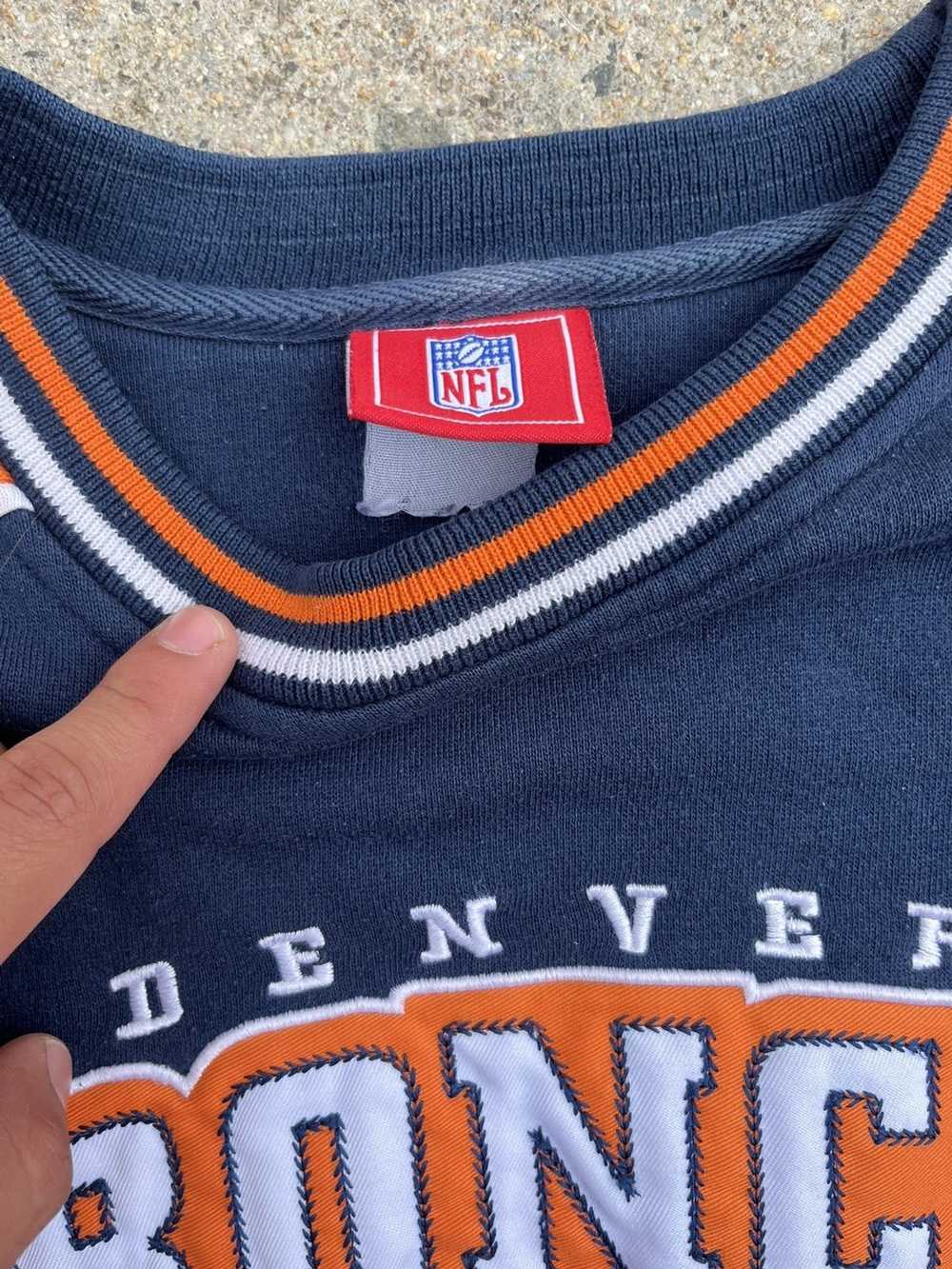 NFL Denver Broncos NFL Crew Neck Sweatshirt - image 3