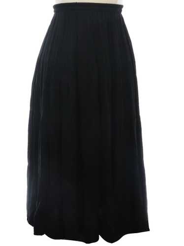 1980's Oxford Black Totally 80s Skirt