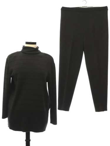 1980's Essential Elements Womens Dark Charcoal Gre