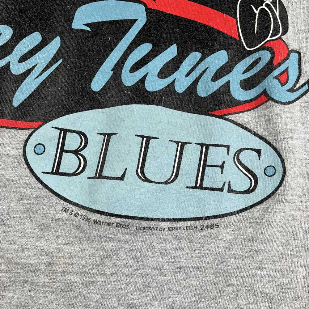 Vintage Vintage 1996 Looney Tunes Blues Shirt - image 3