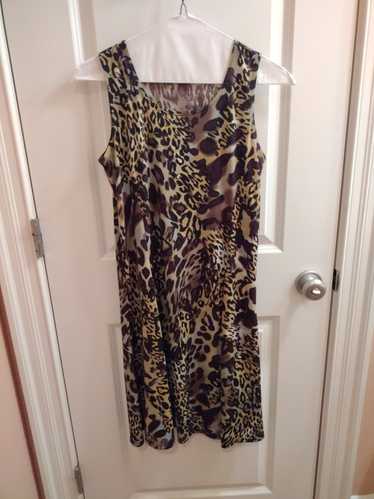 Other Susan Graver Sleeveless Leopard Dress, S, An