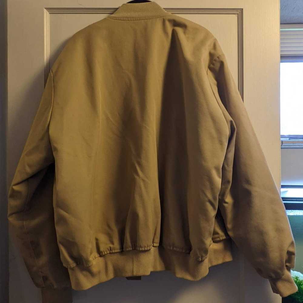 Alpine Division Vintage Mens Khaki Bomber Jacket - image 4