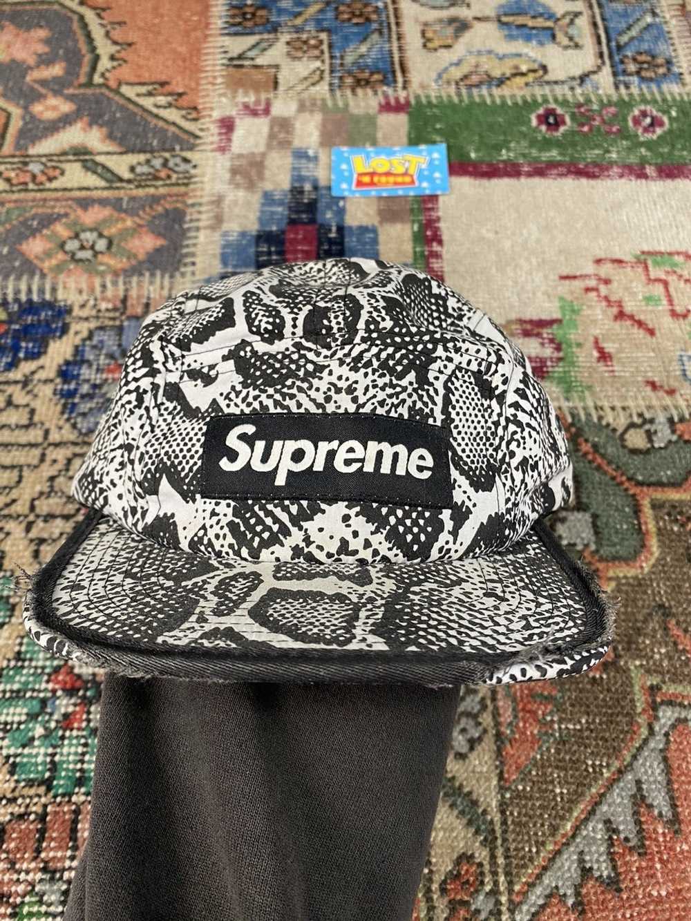 Supreme Supreme Snakeskin Soft Bill Camo Cap - image 1