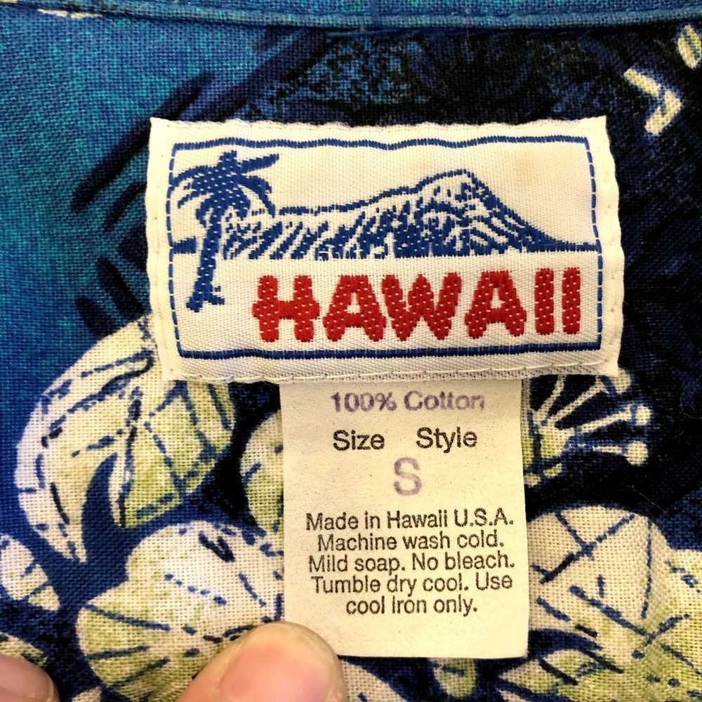 Unkwn 80's Hawaii FLORAL Savages Islands TURTLES … - image 6