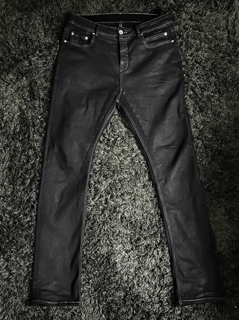 Rick Owens Drkshdw Rick Owens Detroit Coated Denim - image 1