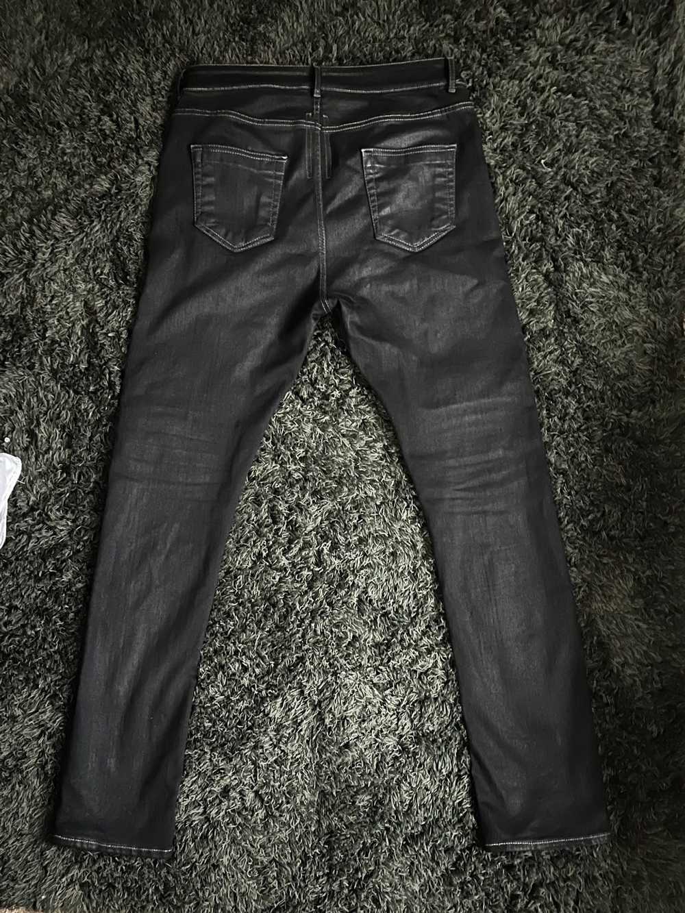 Rick Owens Drkshdw Rick Owens Detroit Coated Denim - image 2