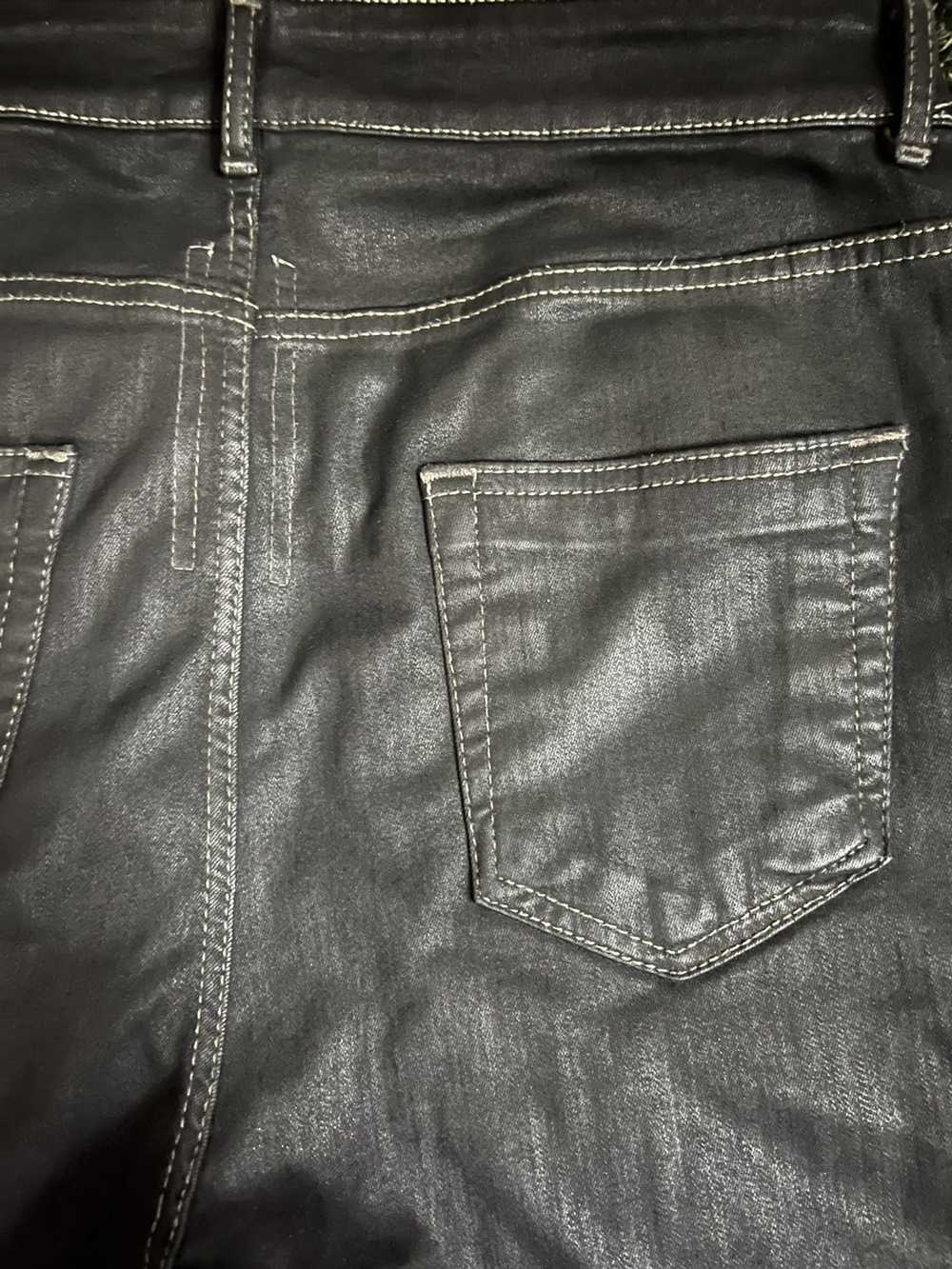 Rick Owens Drkshdw Rick Owens Detroit Coated Denim - image 3