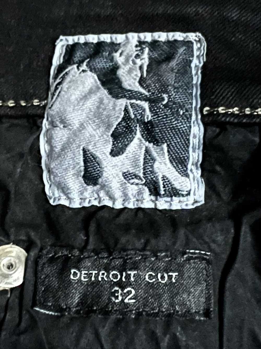 Rick Owens Drkshdw Rick Owens Detroit Coated Denim - image 4