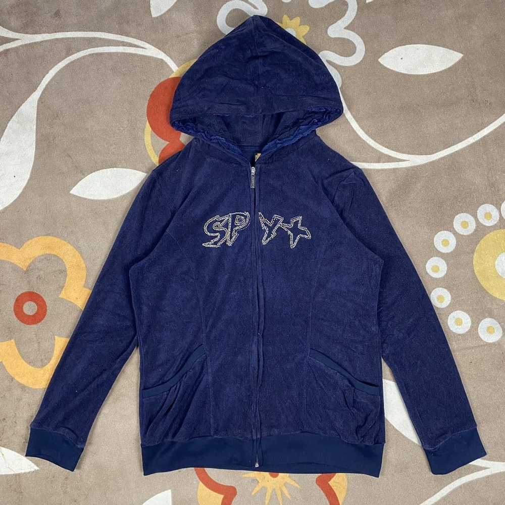 Spy × Vintage Vintage Spy Velvet Zip Hoodie - image 1