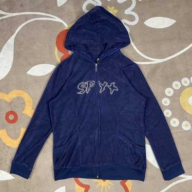 Spy × Vintage Vintage Spy Velvet Zip Hoodie - image 1