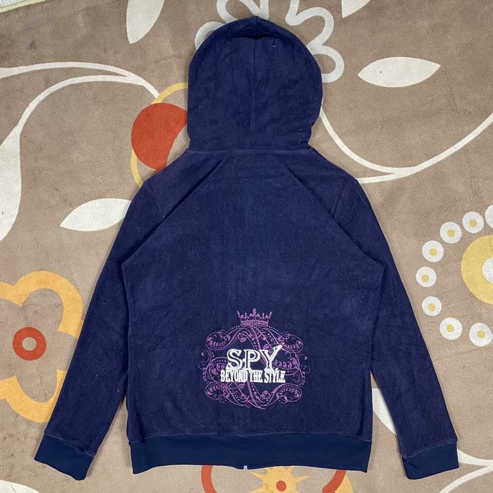 Spy × Vintage Vintage Spy Velvet Zip Hoodie - image 2