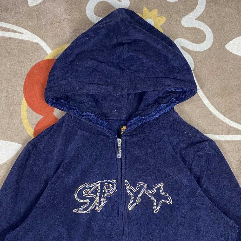 Spy × Vintage Vintage Spy Velvet Zip Hoodie - image 3