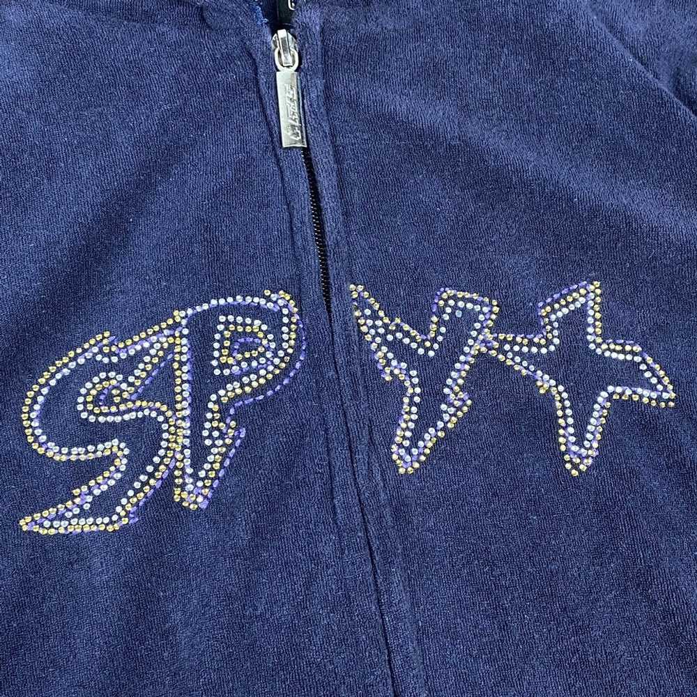 Spy × Vintage Vintage Spy Velvet Zip Hoodie - image 5