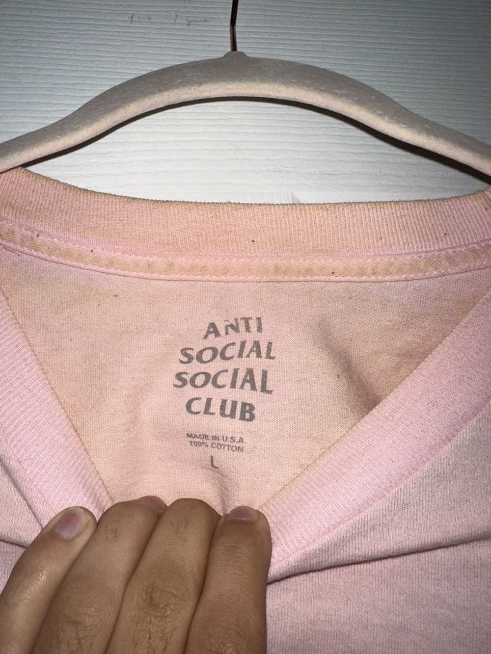 Anti Social Social Club ASSC Pink White Box Tee - image 4
