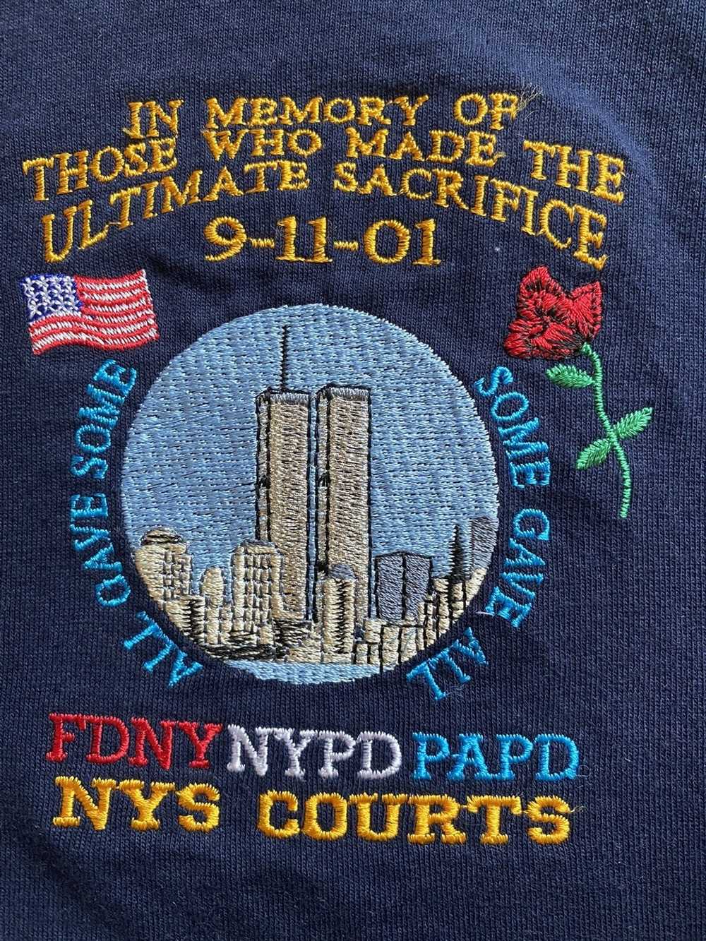 Unsound Rags × Vintage 9/11 in memory embroidered… - image 2