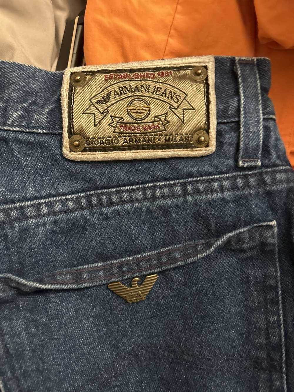 Armani × Vintage Vintage Armani Jeans Made in Ita… - image 3