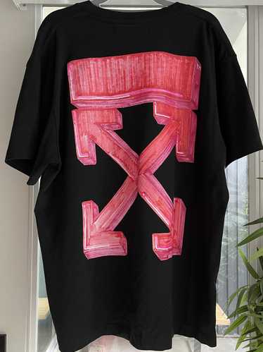 OFF-WHITE Marker Red Arrows Oversized Tee Black