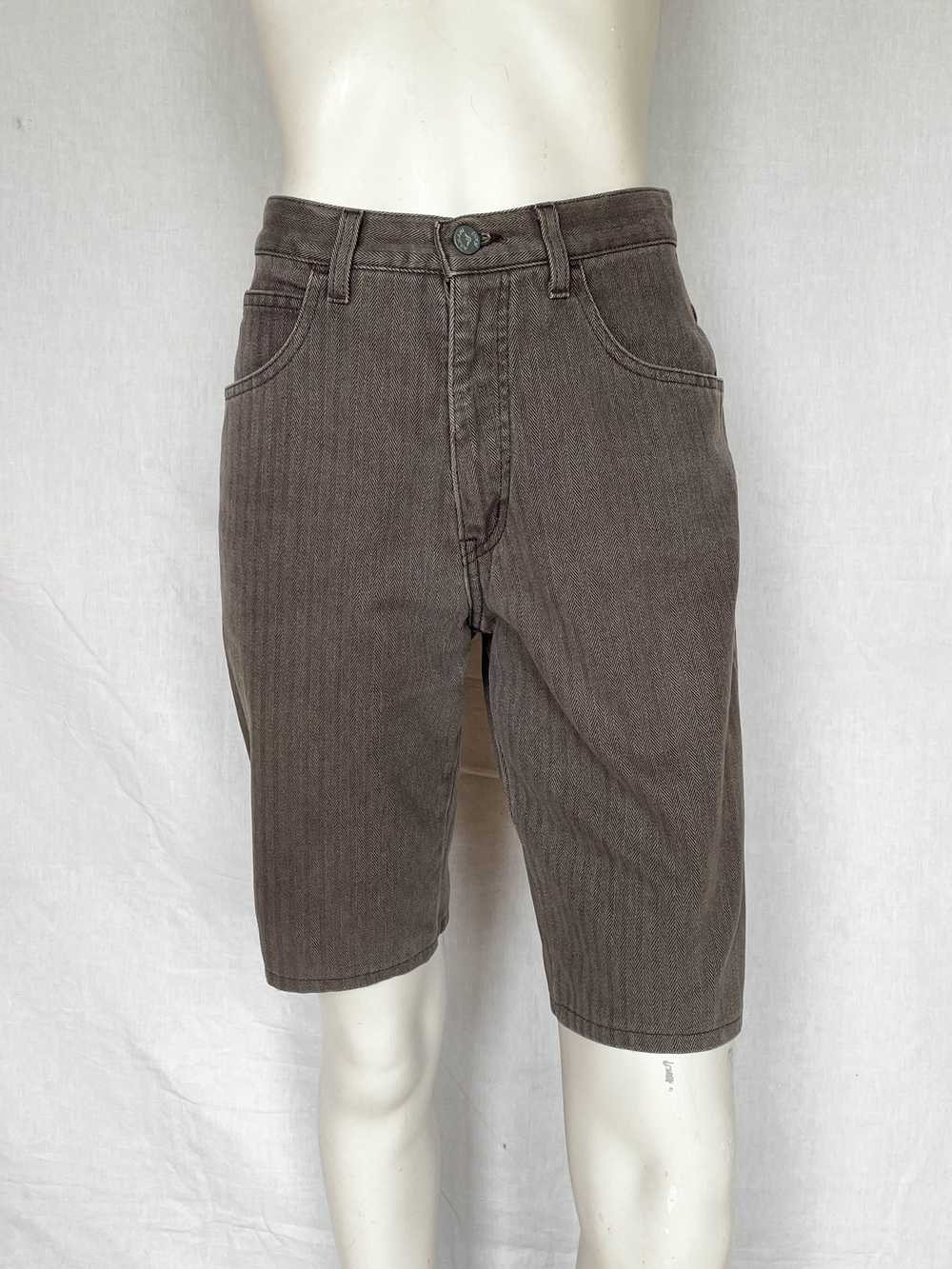 Armani Armani Jeans vintage denim shorts in grey - image 1