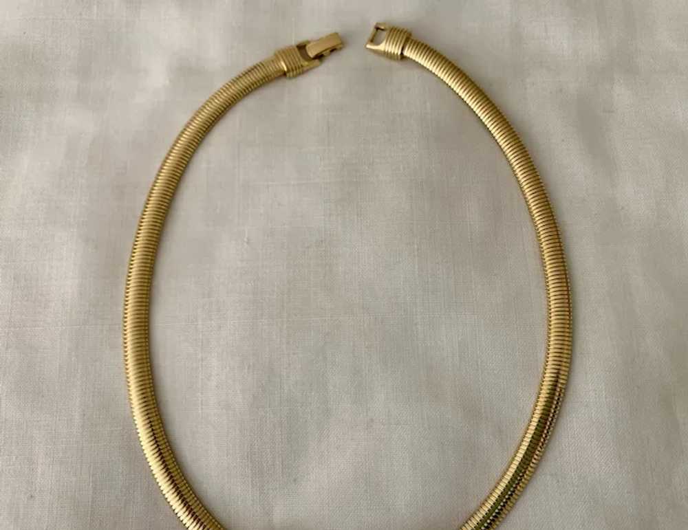 Delightful Trifari Enamel Bow Necklace - image 3
