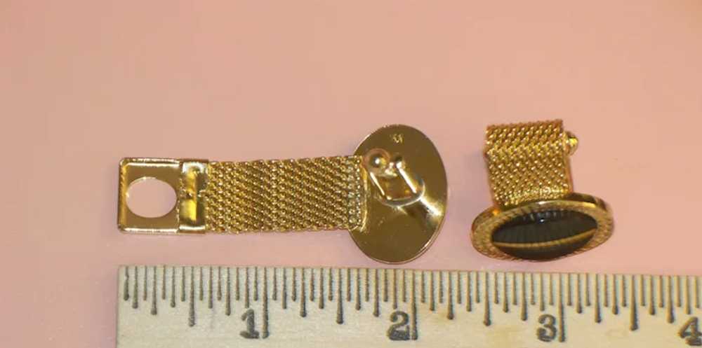 Vintage HICKOK Wrap Around Cufflinks & Tie Pin Se… - image 3