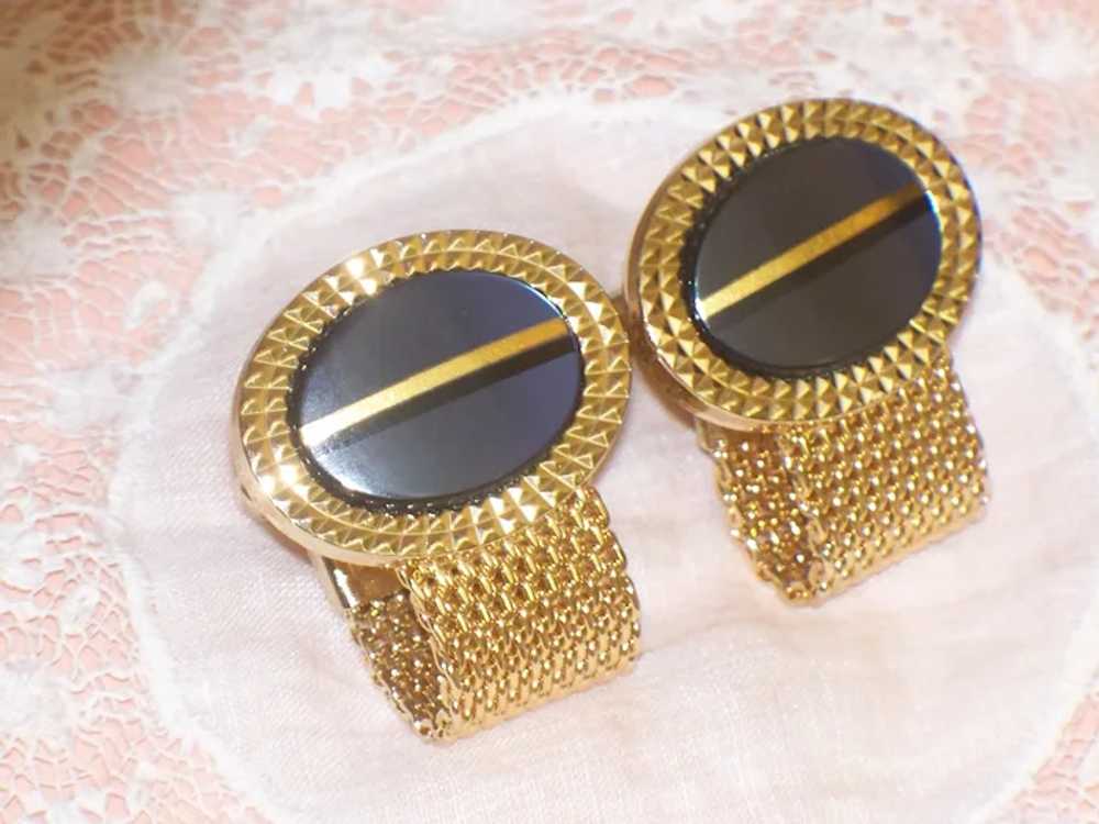 Vintage HICKOK Wrap Around Cufflinks & Tie Pin Se… - image 5