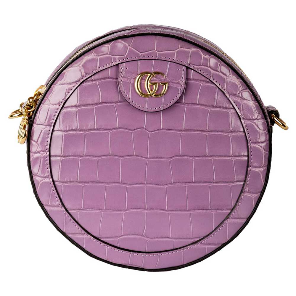 Gucci Shoulder bag Leather in Violet - image 1
