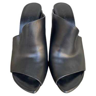 Vic Matie Pumps/Peeptoes Leather in Black - image 1