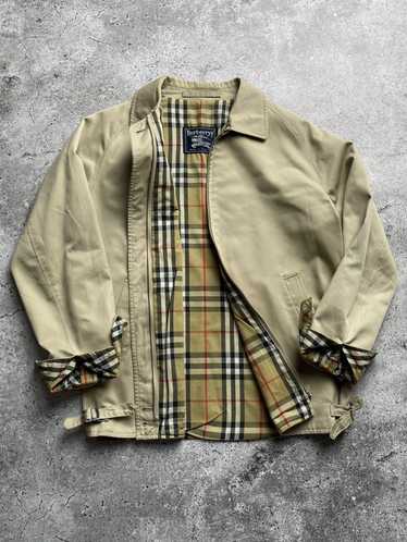 Vintage Burberry Nova Check Harrington 90s Jacket Coat - Momentum