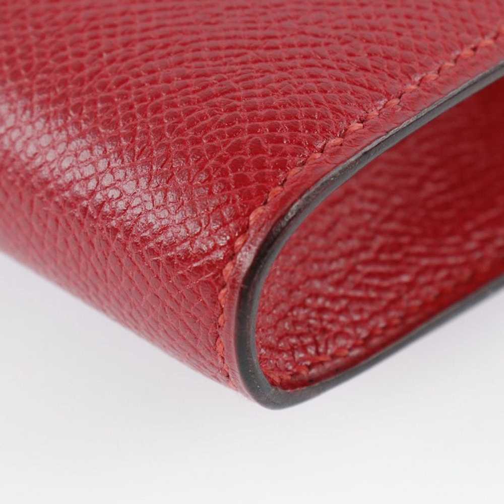 Hermes Hermes H Logo Vintage Vo Epsom Rouge Vif R… - image 5