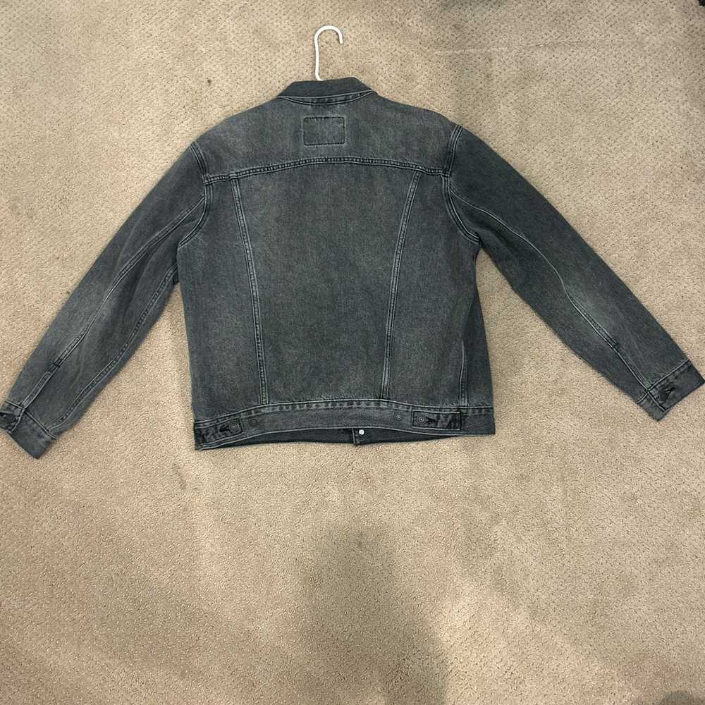 Levi's Levi’s acid wash denim jacket black - image 2