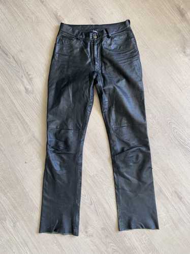 Genuine Leather × Vintage VINTAGE GIPSY BLACK LEAT